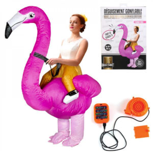 Oppblåsbart flamingo kostyme til voksne