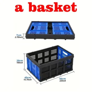 Sammenleggbar handlekurv